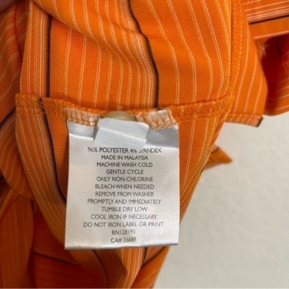 PING Performance Golf Polo T-Shirt Men Size Large Color Orange/Black - Picture 4 of 10